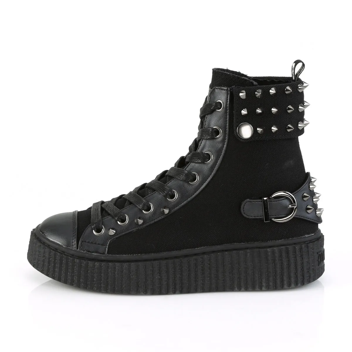 1 Inch Platform SNEEKER-266 Black