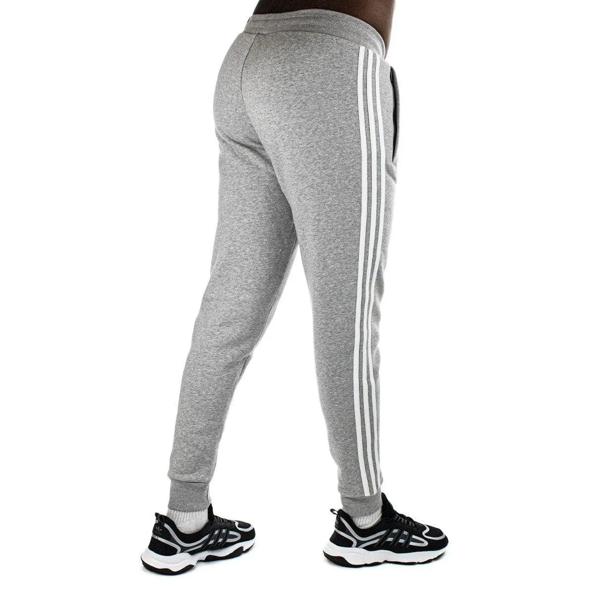 Adidas 3-Stripes Pant Jogging Hose GN3530 - hellgrau meliert-weiss