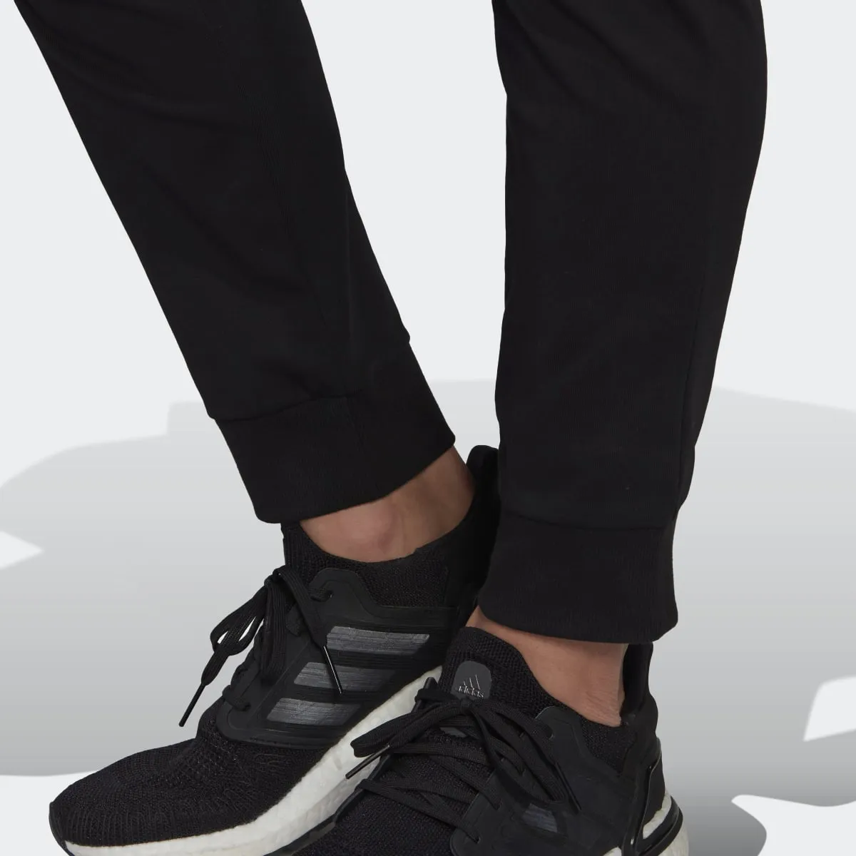 Adidas All Blacks Mens Lifestyle Tapered Cuff Tracksuit Pants