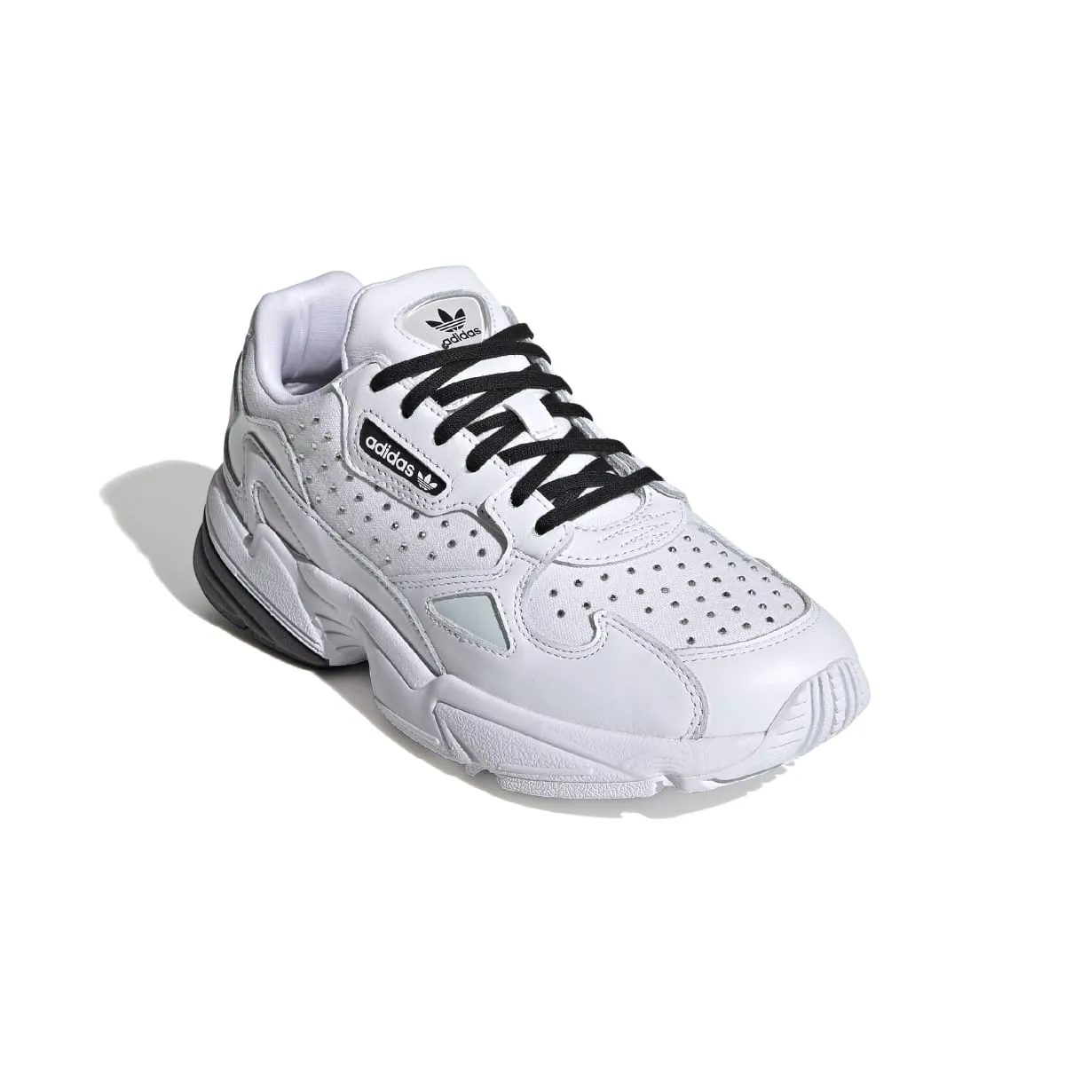 ADIDAS FV3413 FALCON WMN`S (Medium) White/Back/White Mesh/Leather Lifestyle Shoes