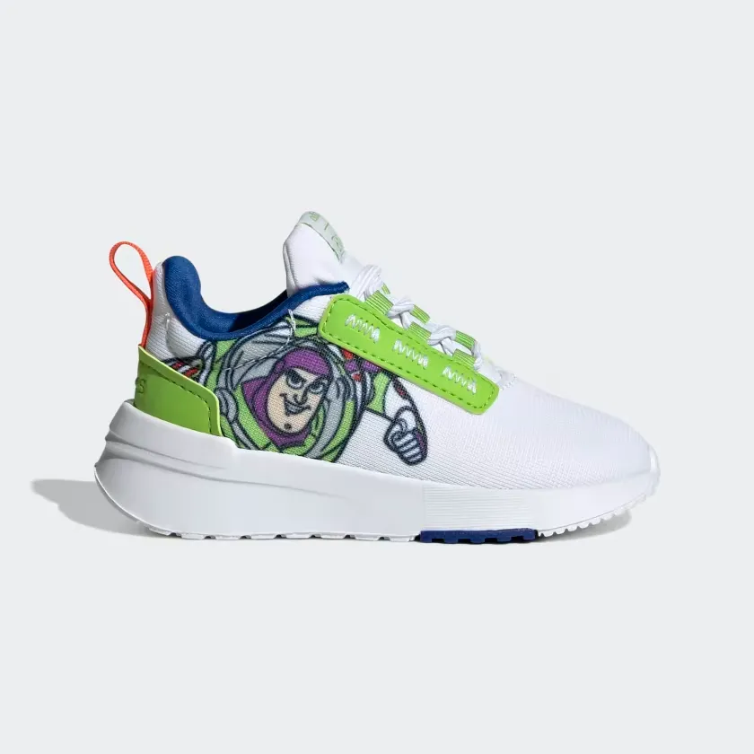 Adidas Kid's Racer TR21 Buzz Lightyear Shoes - Cloud White / Cloud White / Semi Solar Green