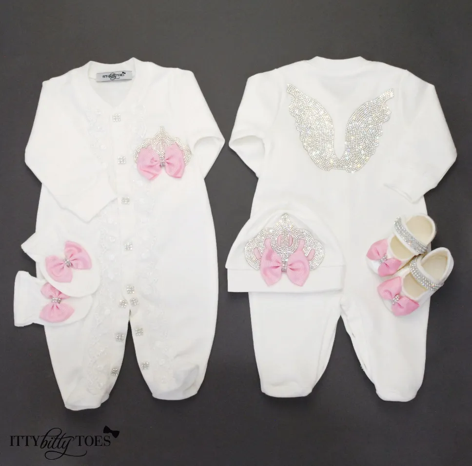 Angel Wings Jewels Set (Pink)