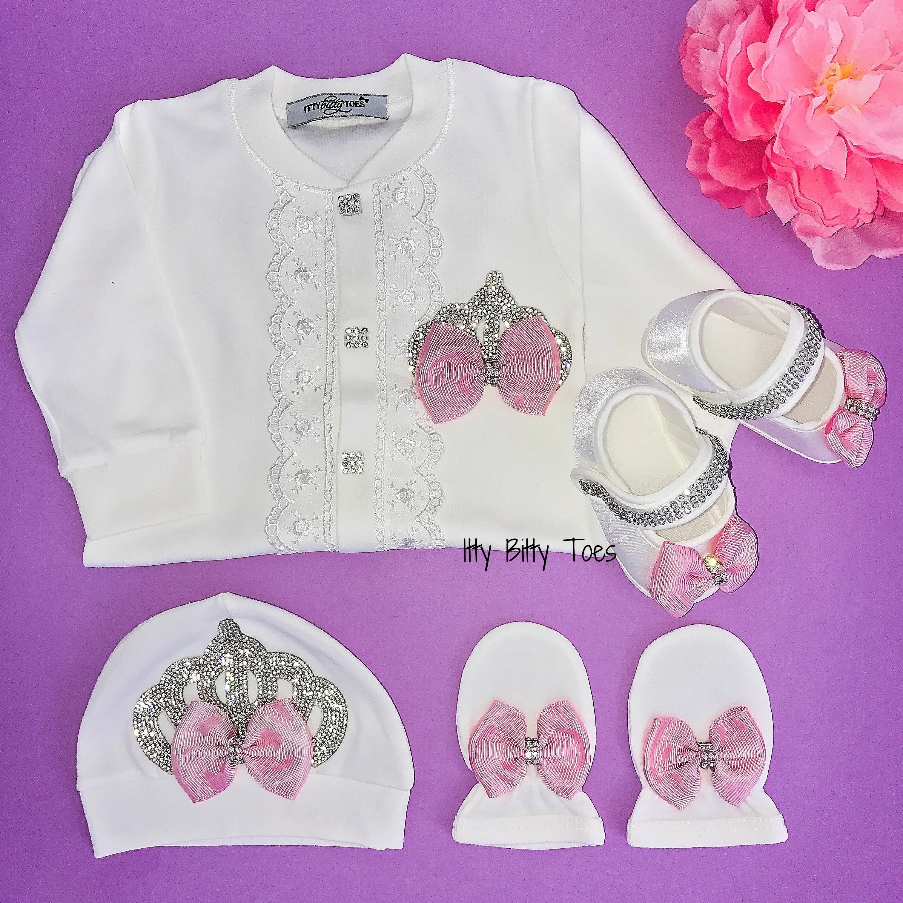 Angel Wings Jewels Set (Pink)