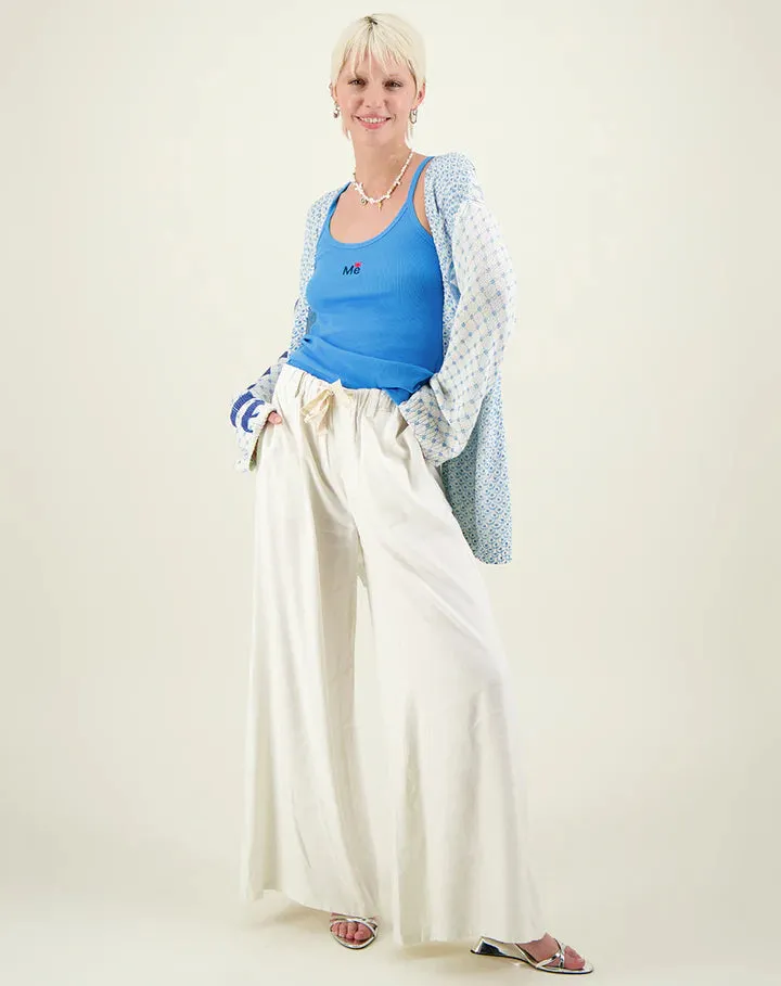 Ariel Wide Leg Trousers Natural