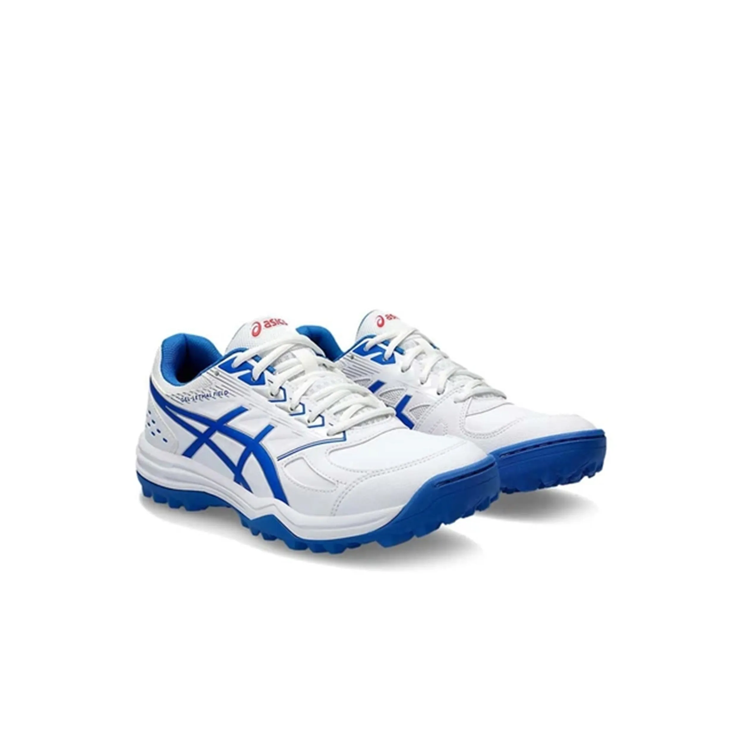 Asics Gel Lethal Field Men's Cricket Shoes (White/ Tuna Blue)