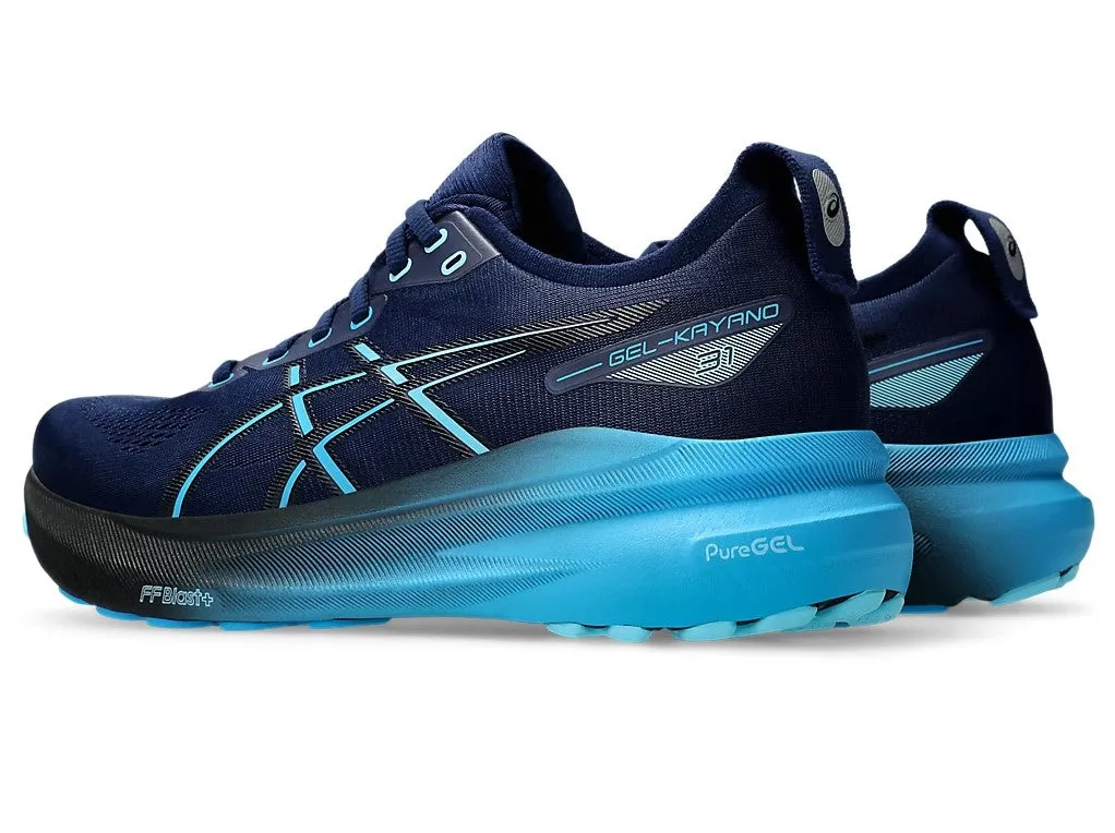 Asics Mens Trainer Gel-Kayano 31 Blue Expanse/Digital Aqua