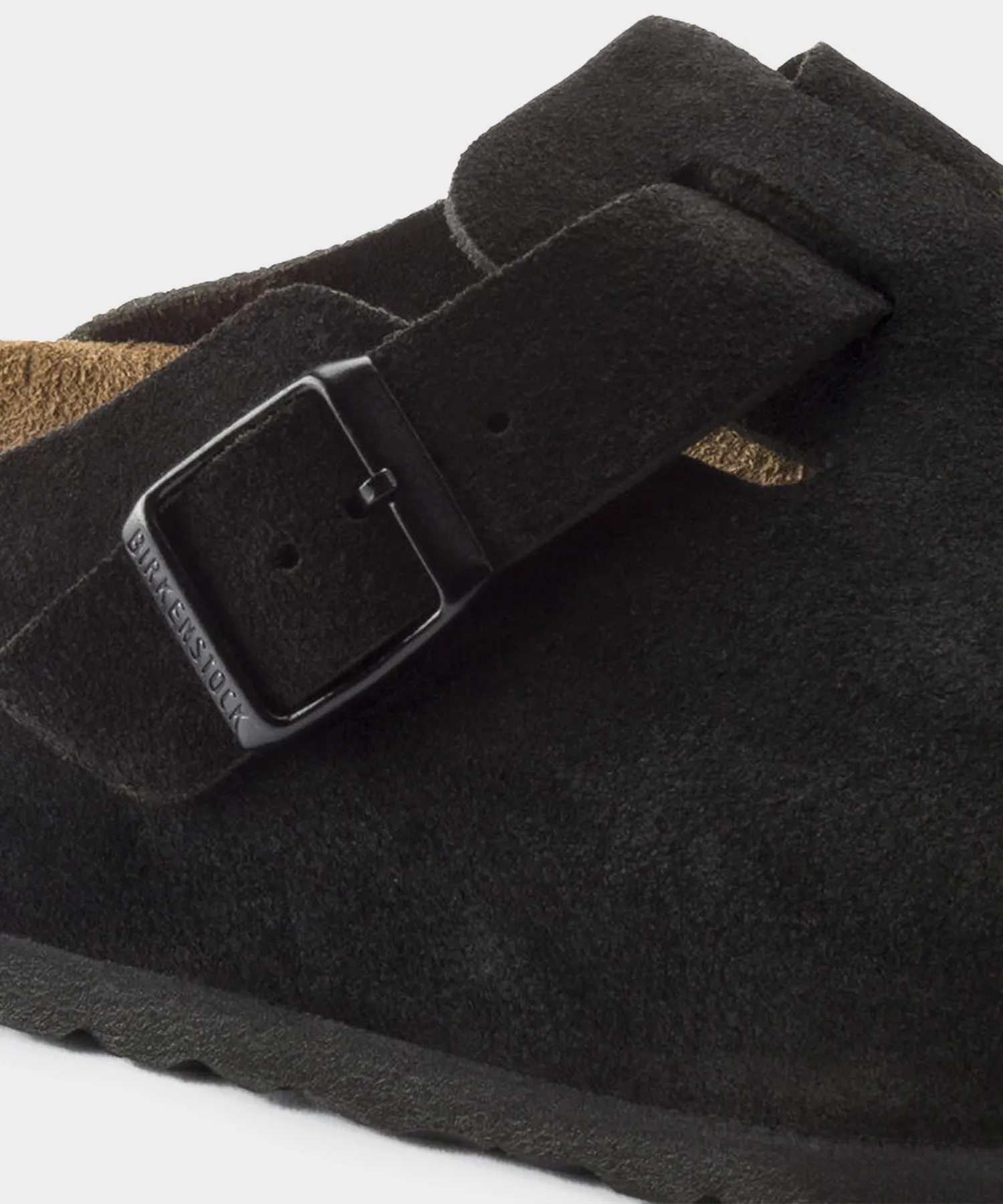 Birkenstock Boston Suede in Black