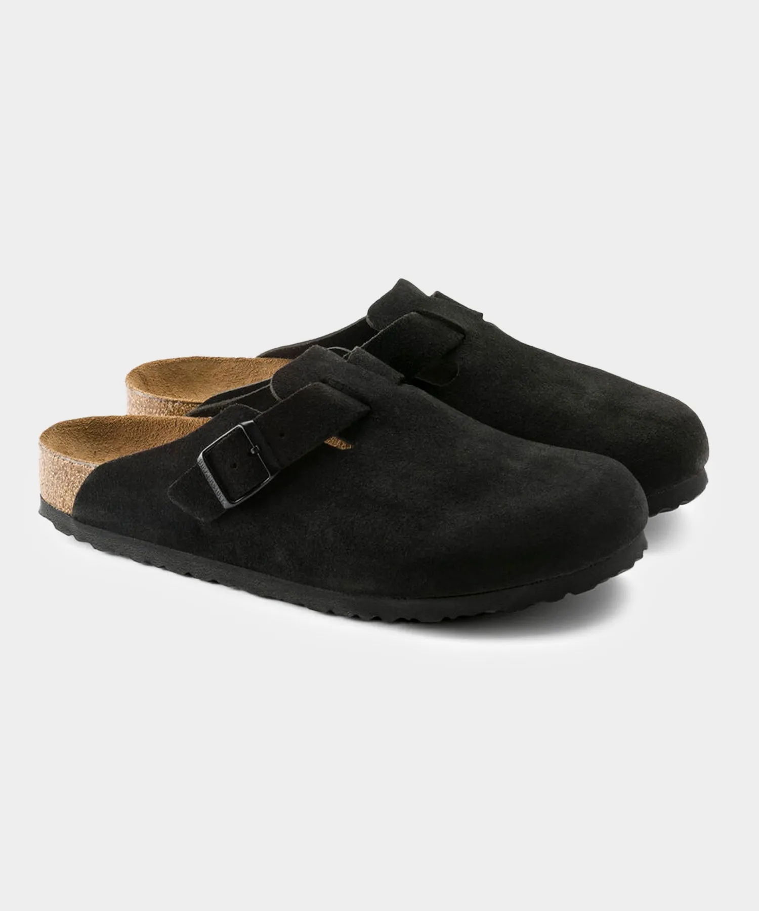 Birkenstock Boston Suede in Black