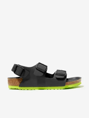 BIRKENSTOCK Boys Milano Sandals in Black