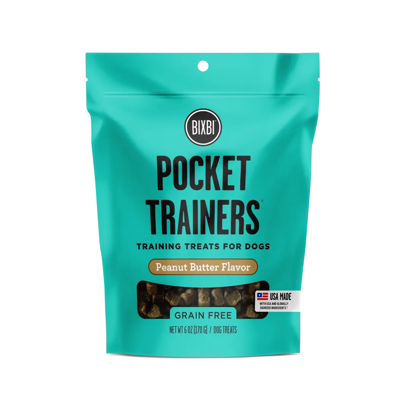 Bixbi Pocket Trainer Peanut Butter Grain Free Dog Training Treats