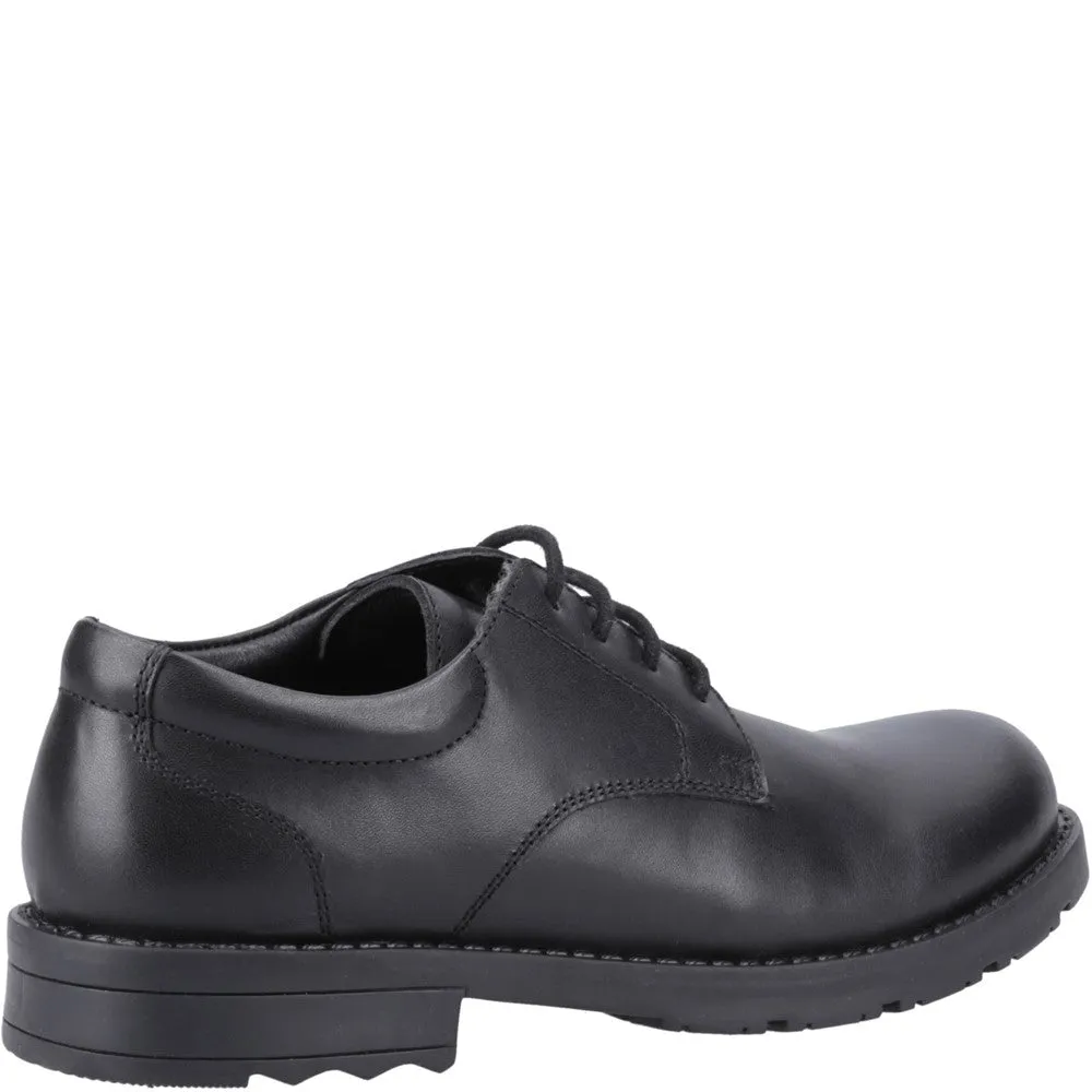 Black Bruno Senior School Shoes