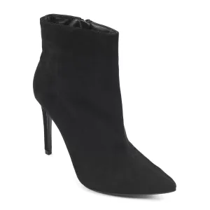 Black Stilleto Pointed Toe Ankle Boots