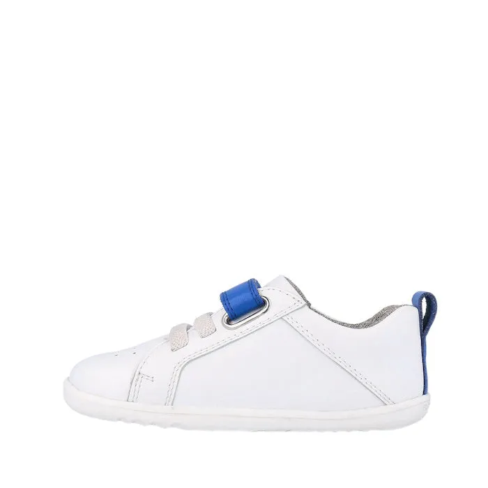 Bobux Step Up SU Pace Sneaker First Walker White Blue