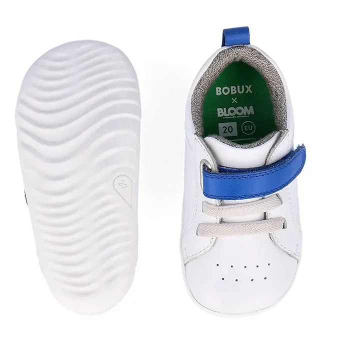 Bobux Step Up SU Pace Sneaker First Walker White Blue