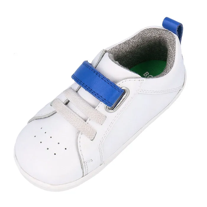 Bobux Step Up SU Pace Sneaker First Walker White Blue