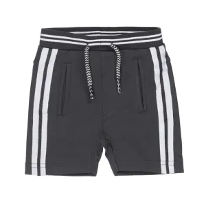 Boys Jogging Short Dark Blue White | Dirkje