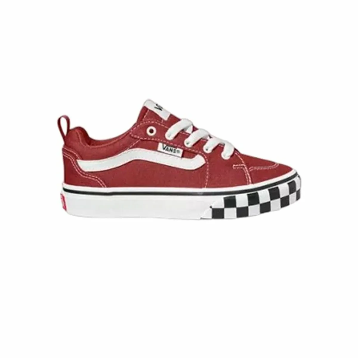 Children’s Casual Trainers Vans Filmore Check Bumper Dark Dark Red