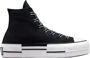 Converse Wmns Chuck Taylor All Star Lift Platform High Outline Sneakers - Black White