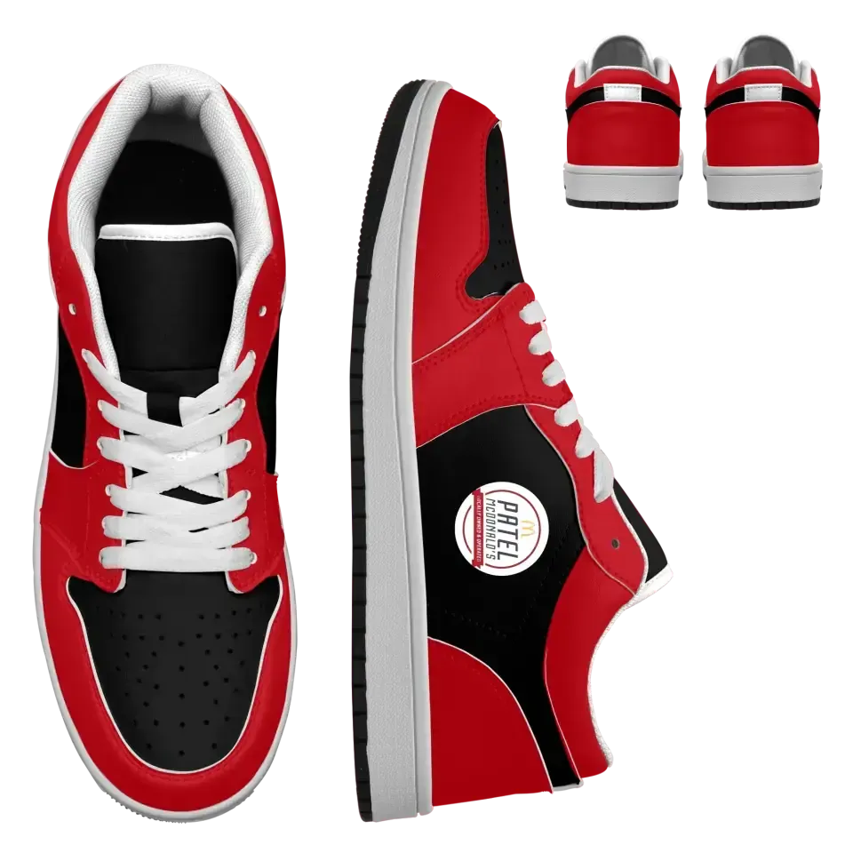 Corporate Gifting Platform, Custom Logo Gifts Personalized Patel McDonald’s  Sneakers, Customized AJ1 Shoes with Company logo,AJ1-C03200