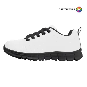 Customizable Kids Running Shoes - Black