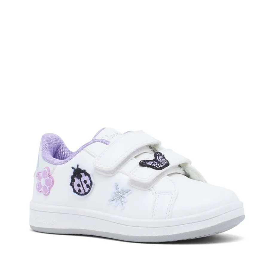 Dellie Jnr (White/Lilac)