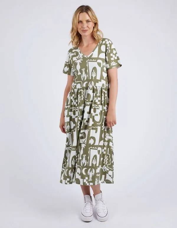 Elm Postcard Tee Dress