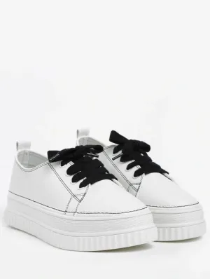 Fashion Block Low Top Platform Sneakers