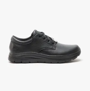 FLEX ADVANTAGE SR - FOURCHE Mens Leather Trainers Black