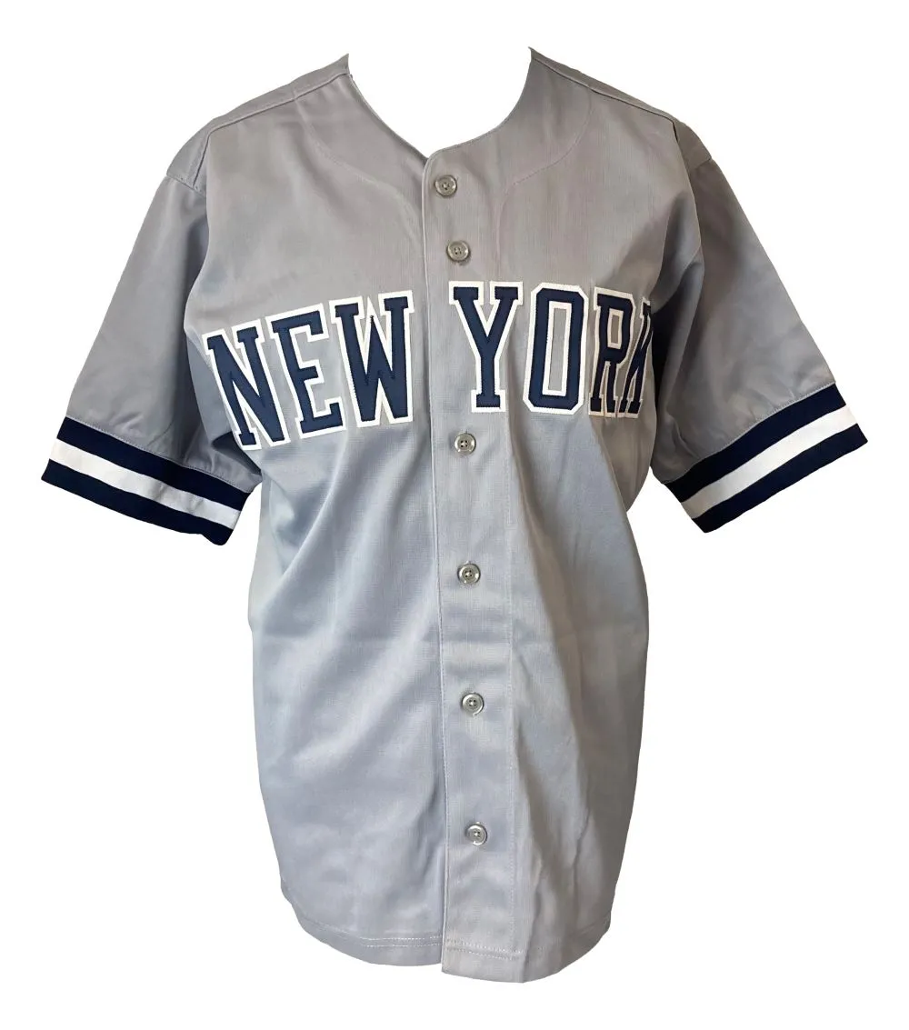 Gary Sheffield New York Signed Gray Baseball Jersey Sports Integrity