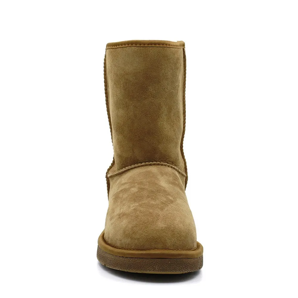 Geometric Medium Ugg Boot - Chestnut