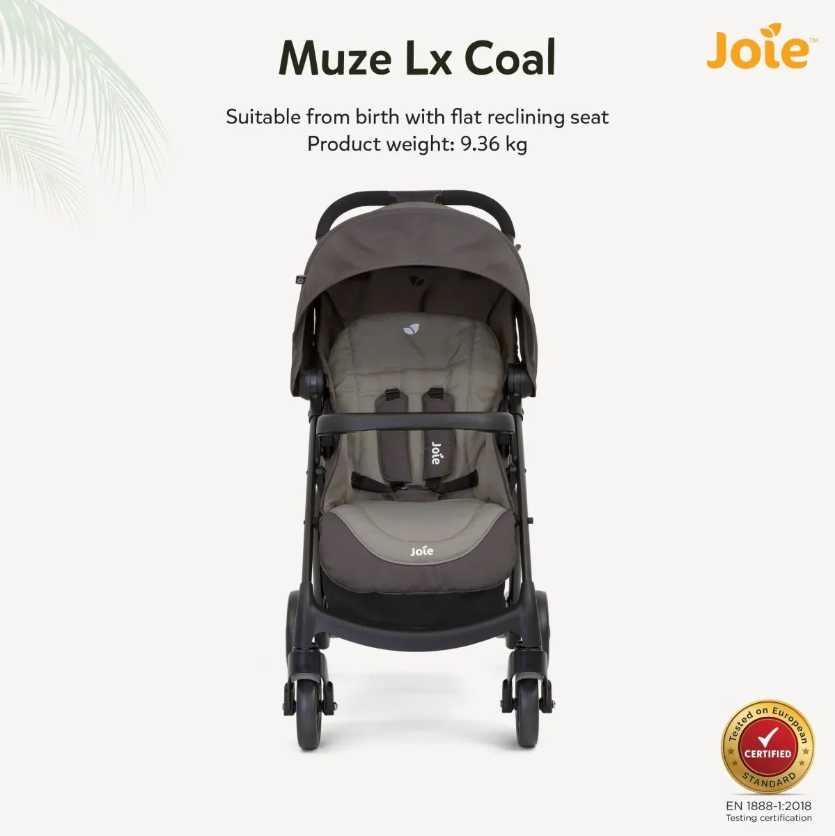 Joie Muze Lx Ts W/ Juva Travel System- Dark Pewter