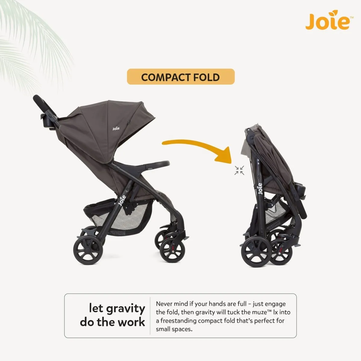 Joie Muze Lx Ts W/ Juva Travel System- Dark Pewter