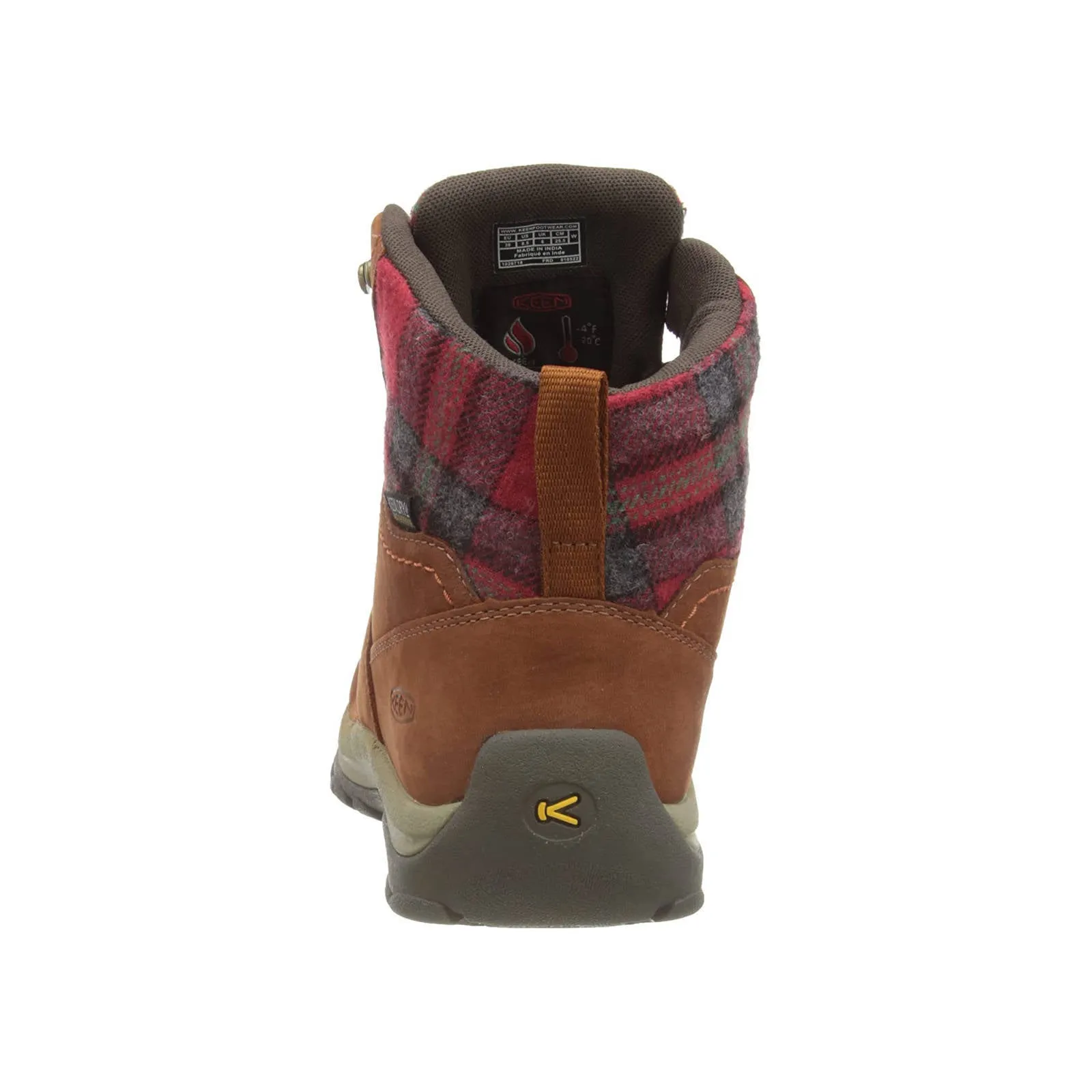 Keen Womens Boots Kaci III Winter Mid Casual Lace-Up Outdoor Leather Textile - UK 7