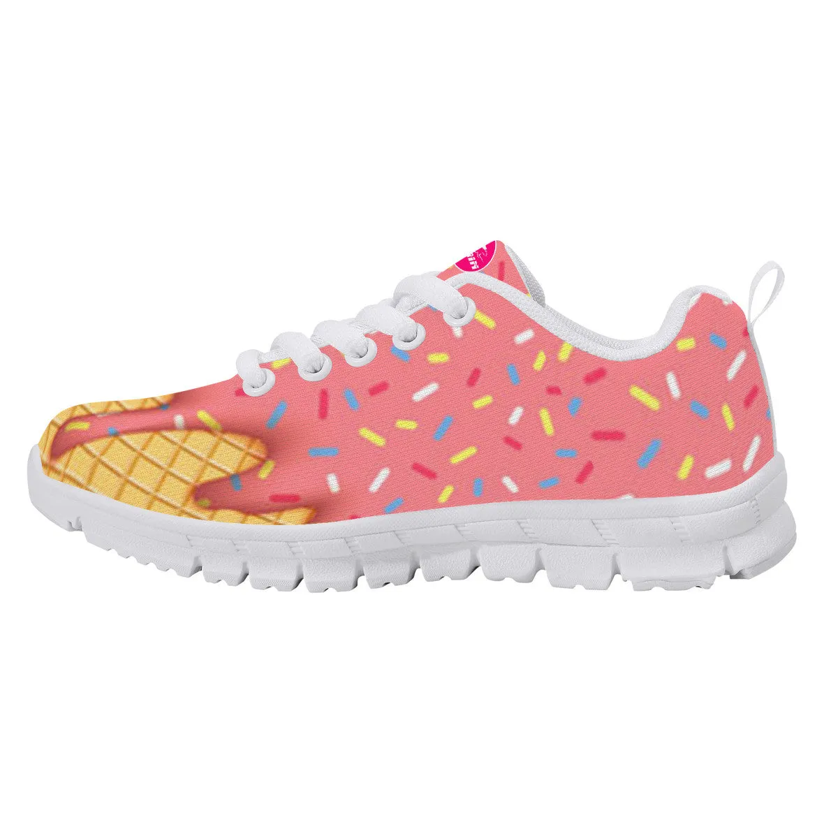 Kids Strawberry w/ Sprinkles Sneakers | Shoe Zero