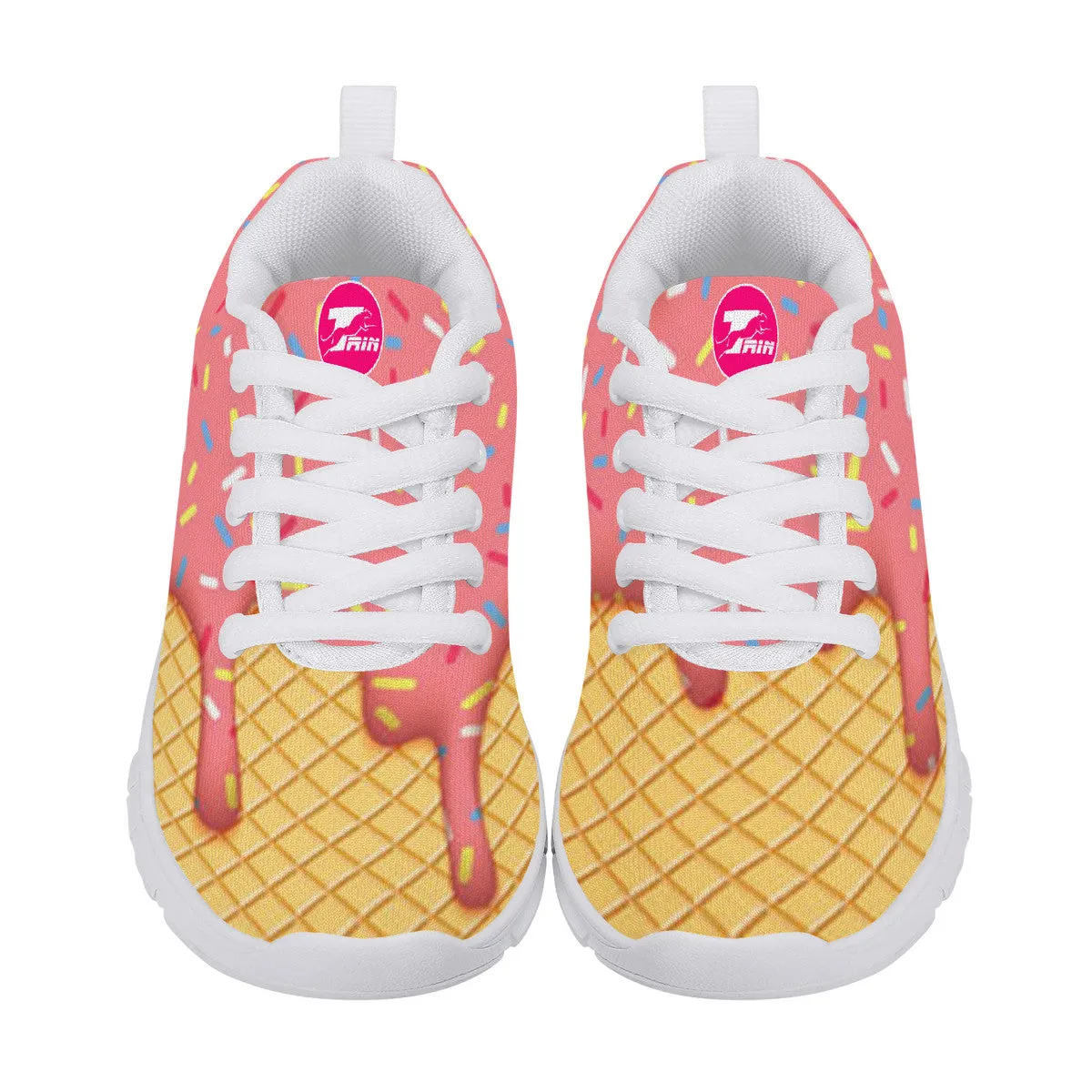 Kids Strawberry w/ Sprinkles Sneakers | Shoe Zero