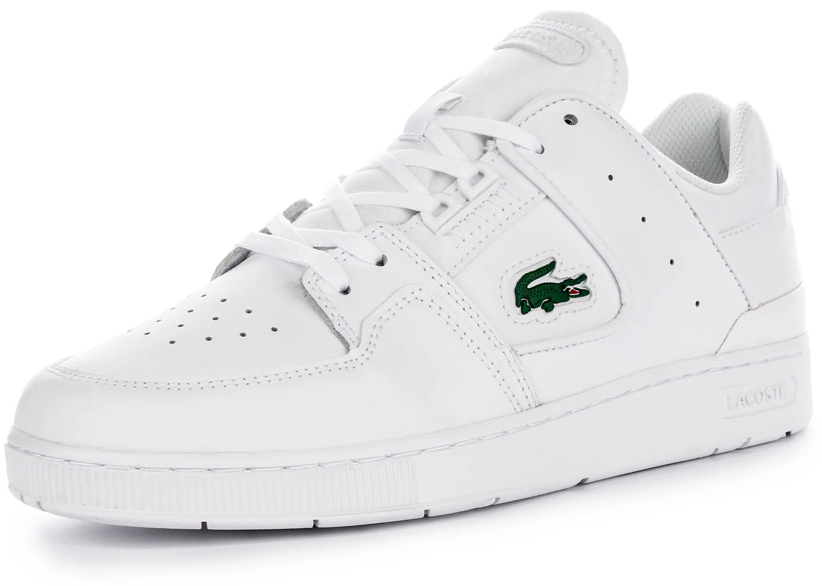 Lacoste Court Cage In White For Men