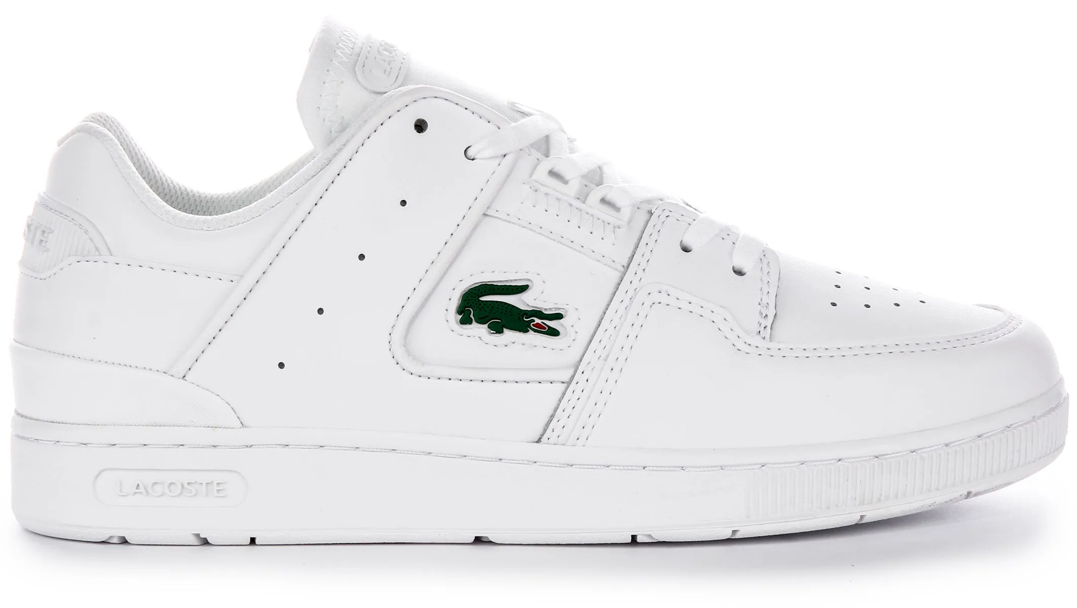 Lacoste Court Cage In White For Men