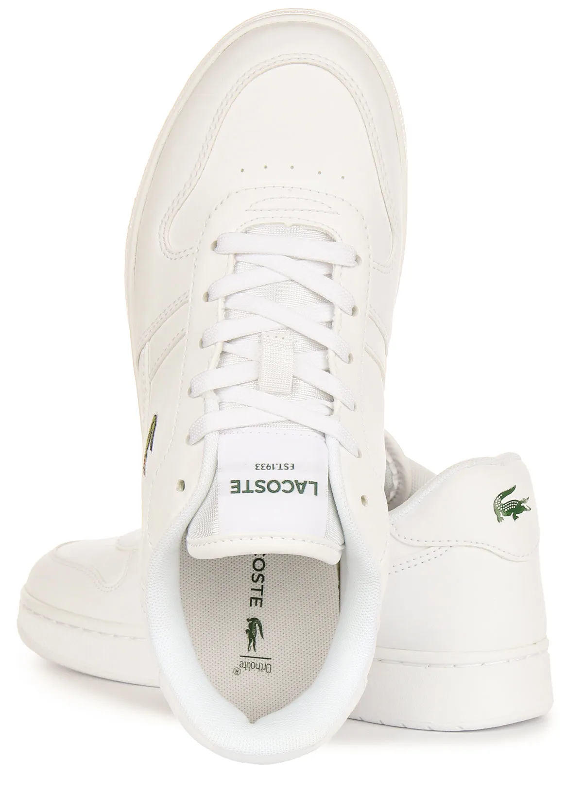 Lacoste T Clip Set In White For Junior