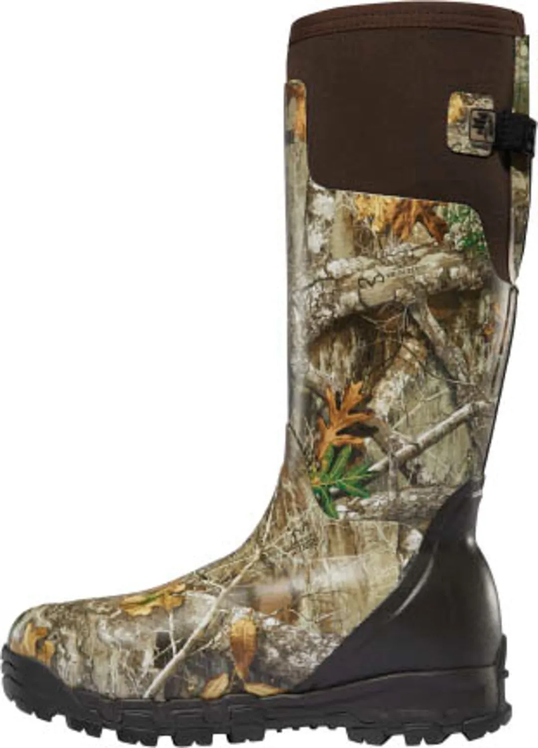 LaCrosse Mens Alphaburly Pro 18in 1600G Realtree Edge Rubber Hunting Boots