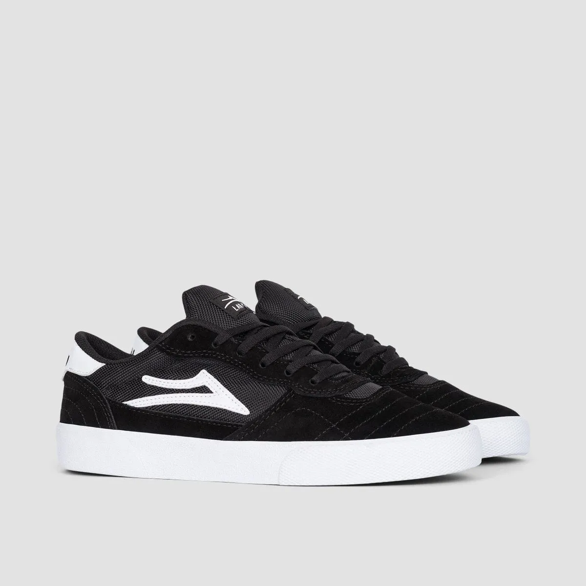 Lakai Cambridge Shoes - Black/White Suede