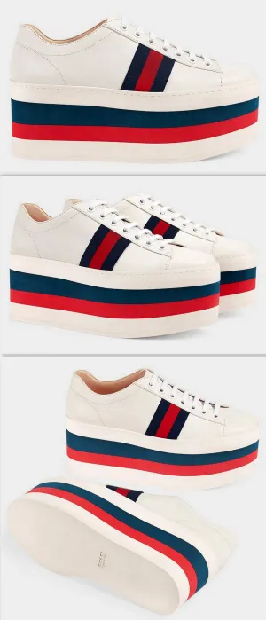 Leather Platform Sneaker