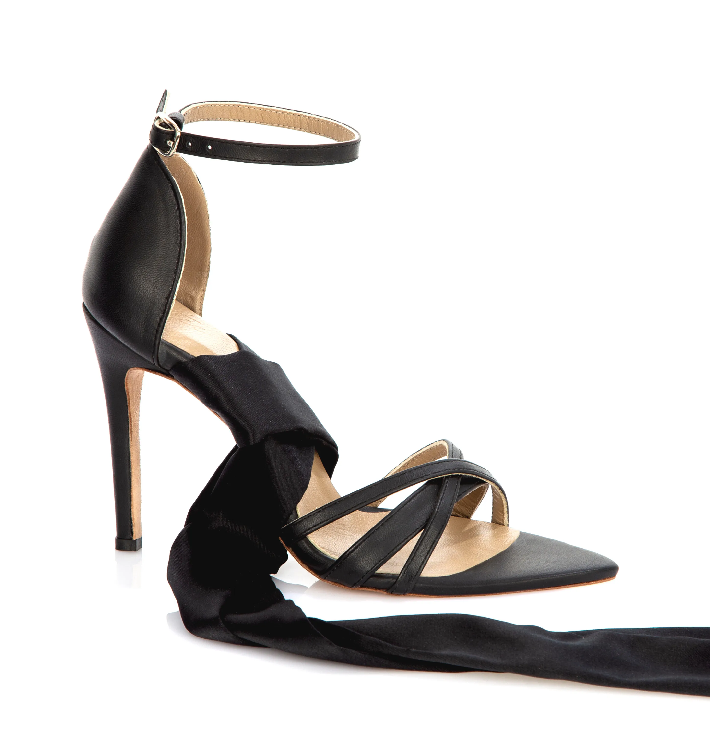 LIGERA BLACK SANDALS