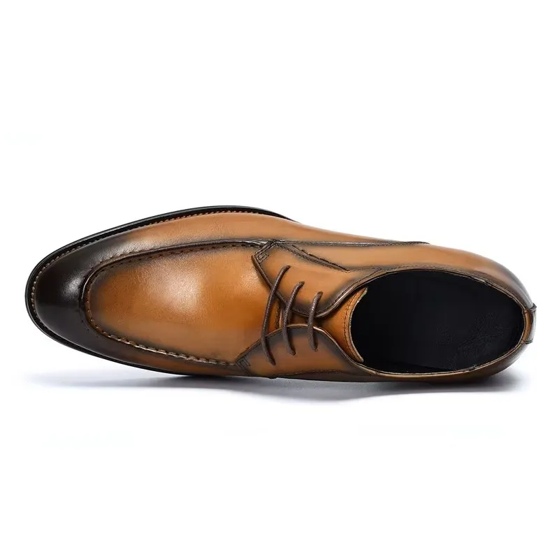 LuxeLeather Sleek Derby Shoes