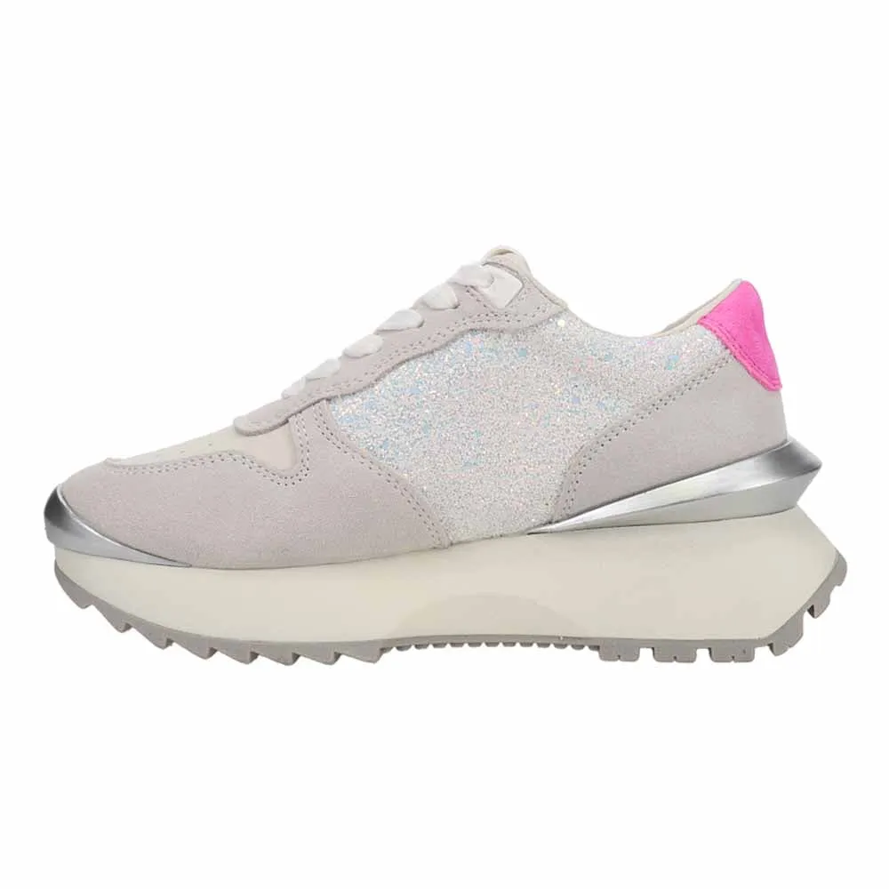 Major Glitter Slip On Platform Sneakers