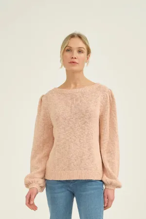 May Boatneck Knit English Rose