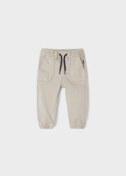 Mayoral Long Pant Jogger- Sand