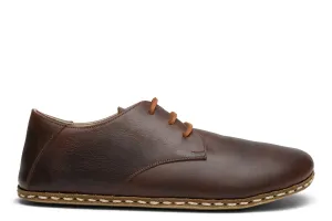 Men's Barefoot Grounding Lace Up Shoe / Coffee by Raum