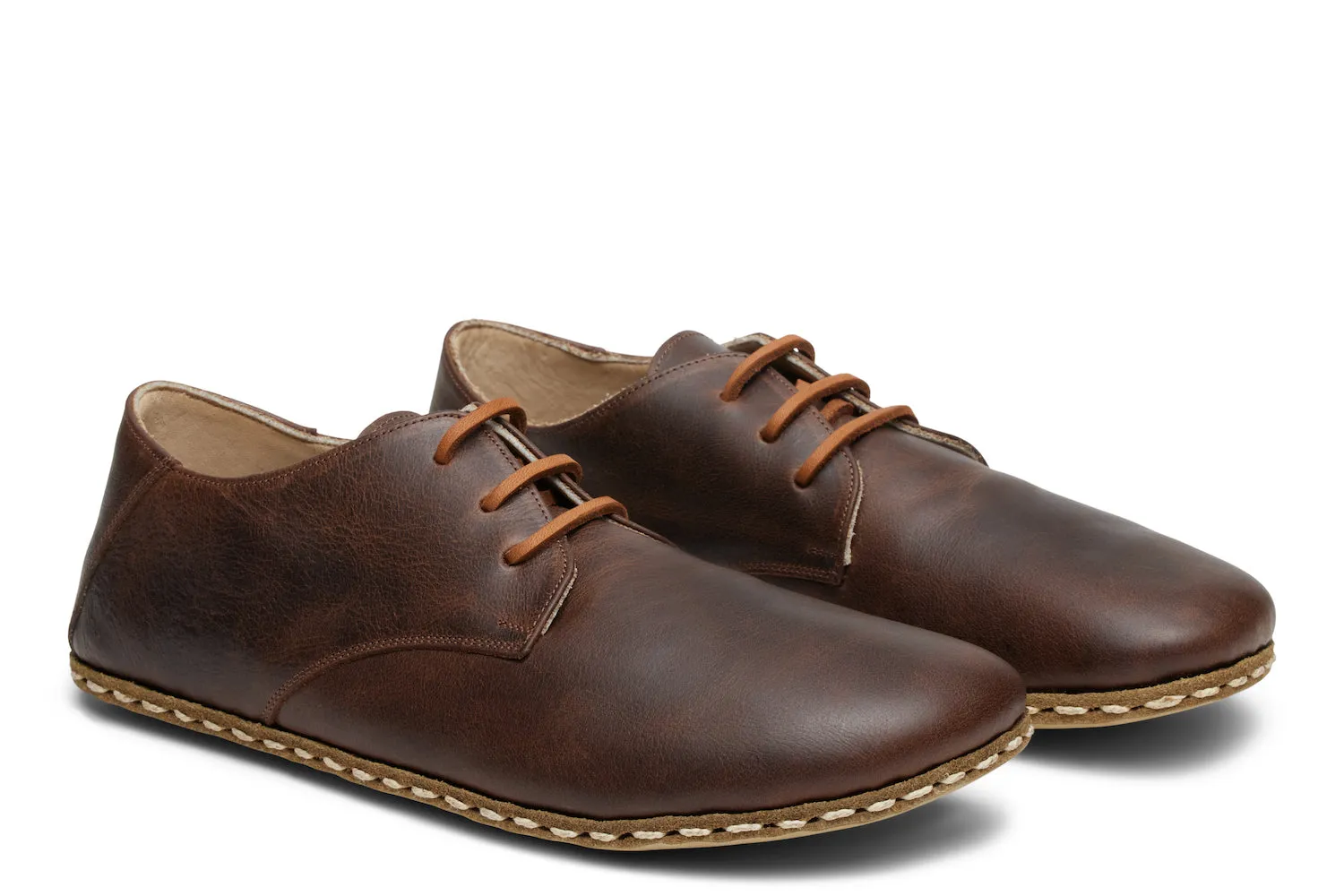 Men's Barefoot Grounding Lace Up Shoe / Coffee by Raum