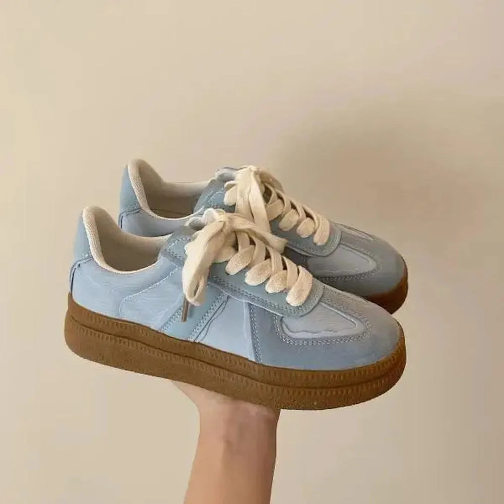 Merendy Blue zoon retro sneakers