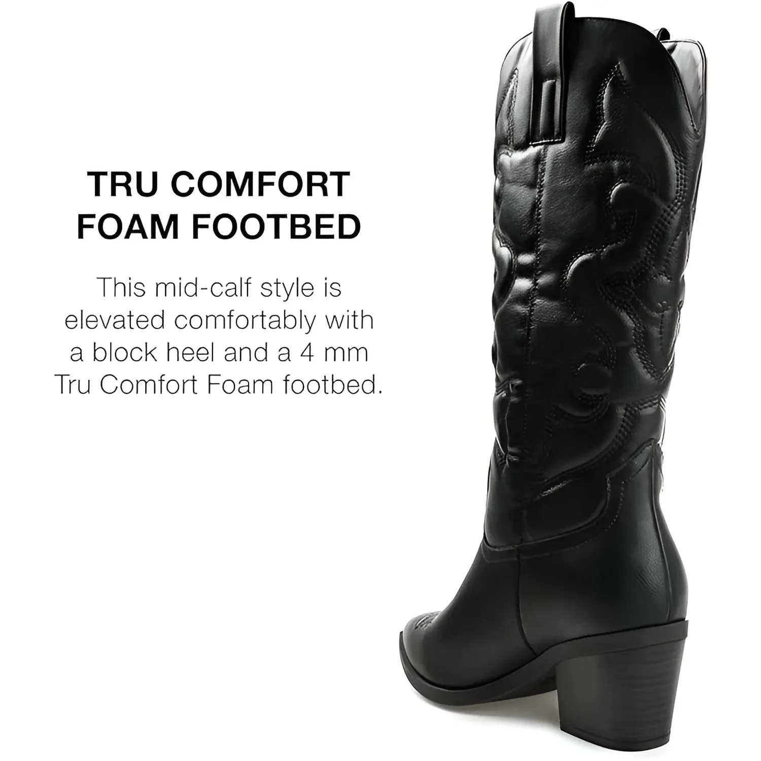 Mindful Tall Western Boot